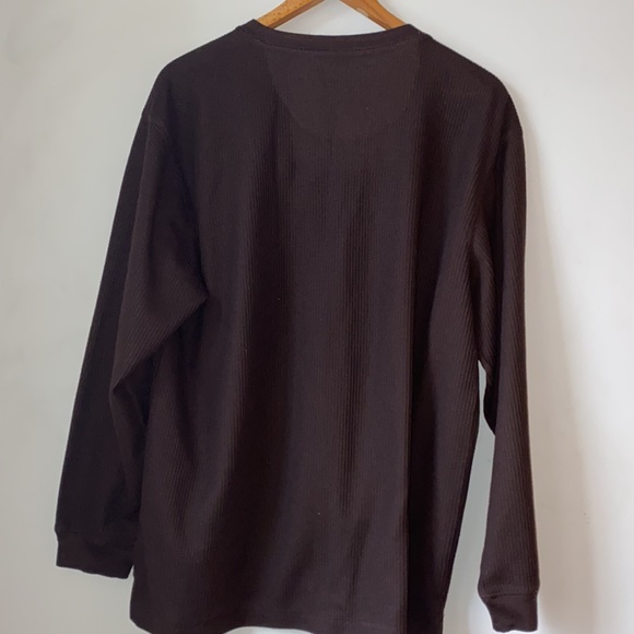 Mens Long Sleeve Thermal Henley - Picture 5 of 6